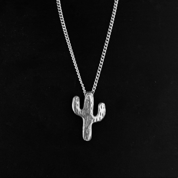 Cactus sterling silver necklace - Picture 1 of 2